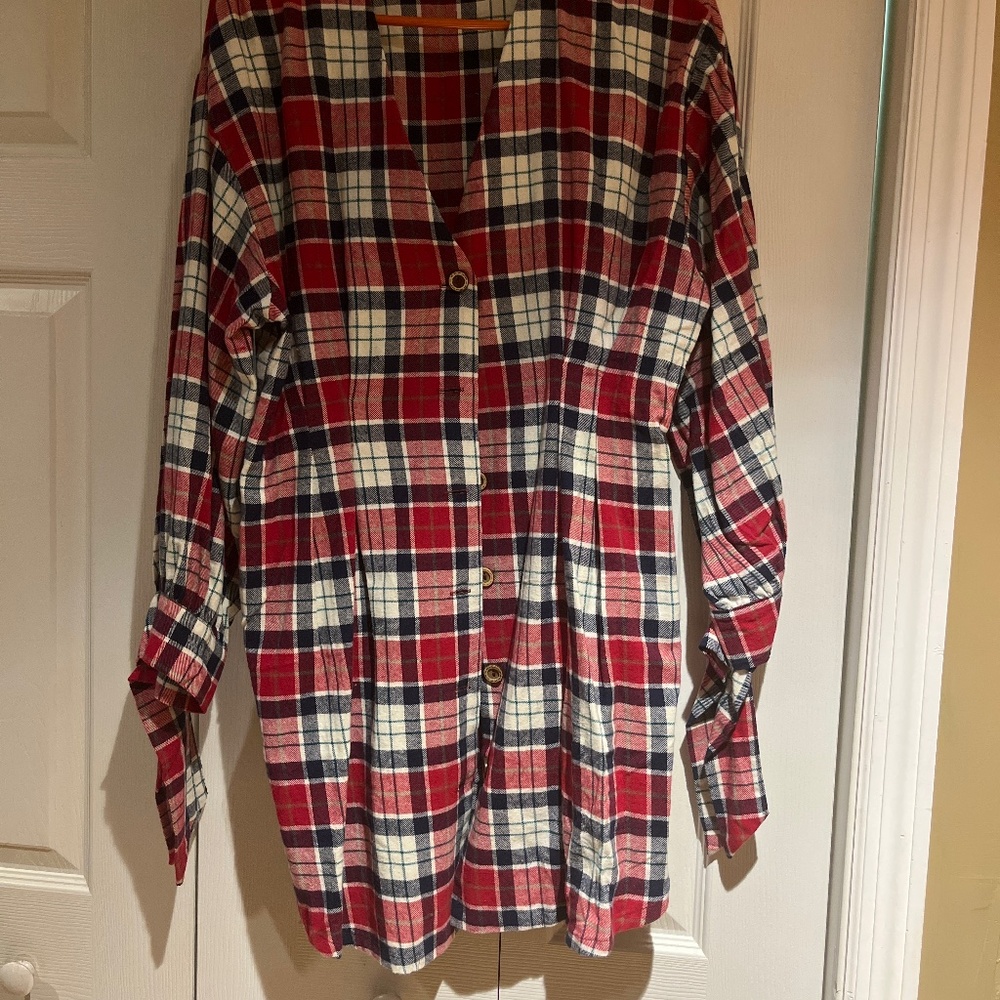 Tunic Flannel Top